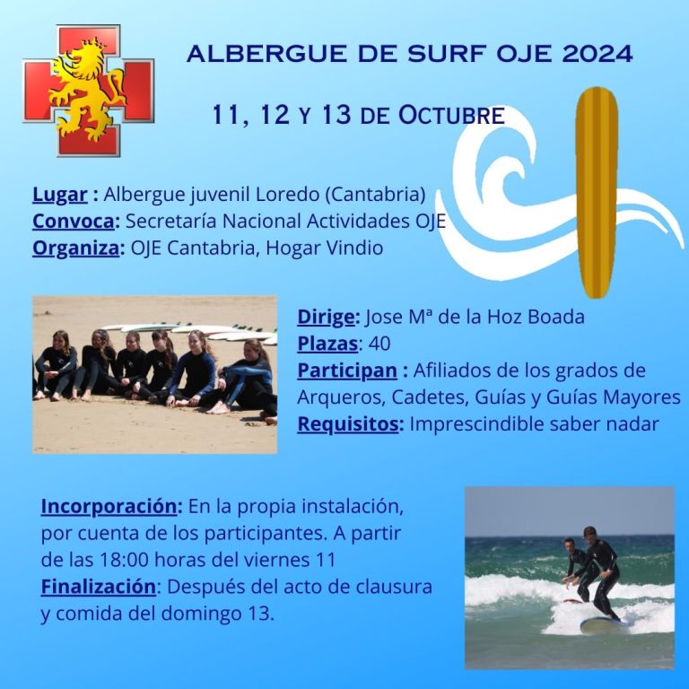 Albergue de sruf OJE 2024