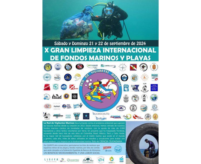 La OJE se une a la X Gran Limpieza Internacional de Fondos Marinos y Playas en un esfuerzo por preservar el medioambiente