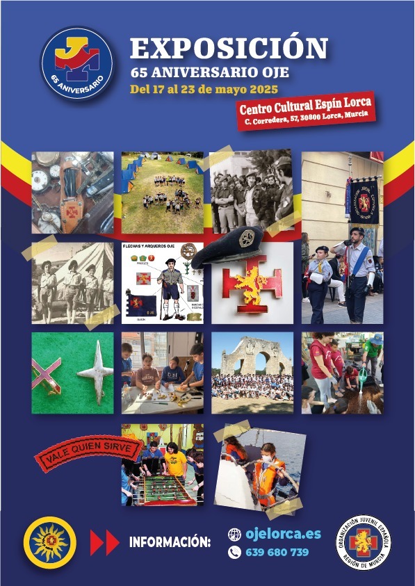Exposición 65º Aniversario de la OJE en Lorca